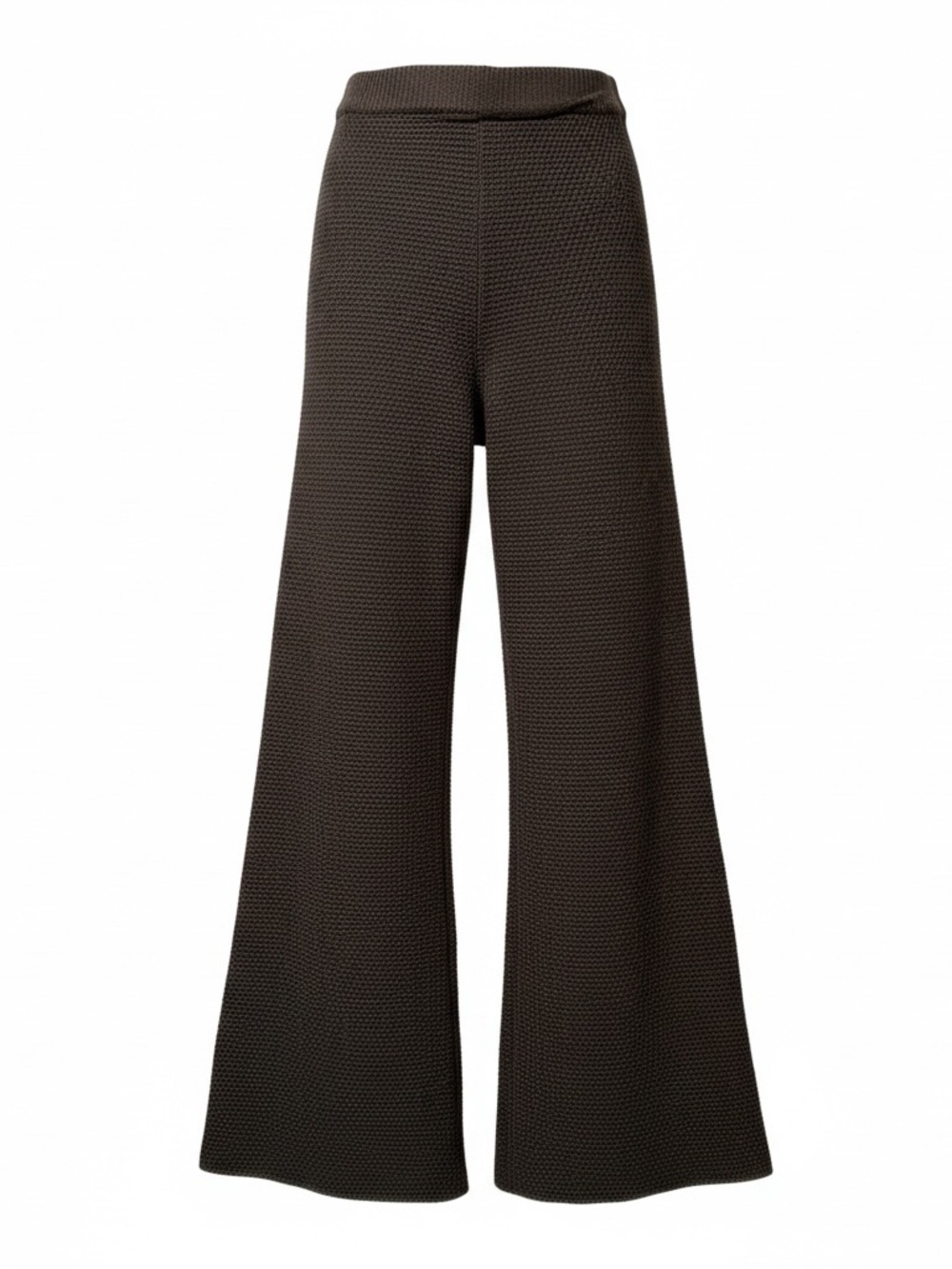 NWT Uncharted Threads Small Waist Wide-Leg Knit Pants in Dark Brown